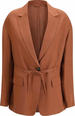 Red Viscose Blazer