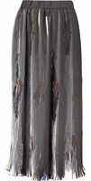 Black Polyester Women Skirt 1