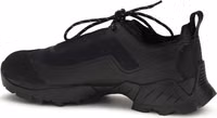 Black Polyester Athletic Sneakers 3