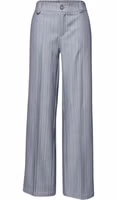 Blue Polyester Casual Pants 3