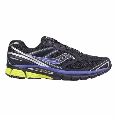 Black Polyethylene Athletic Sneakers