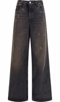 Black Cotton Relaxed Fit Jeans 1