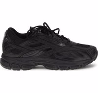 Black Polyethylene Athletic Sneakers 1