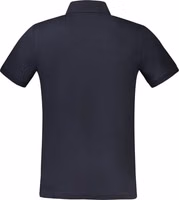 Blue Cotton Men Polo Shirt 2
