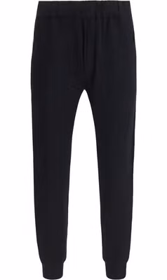 Black Nylon Athletic Pants