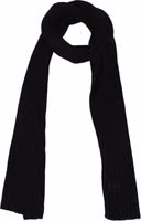 Black Polyester Scarf 1