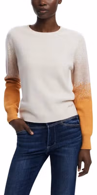 Beige Viscose Sweatshirt