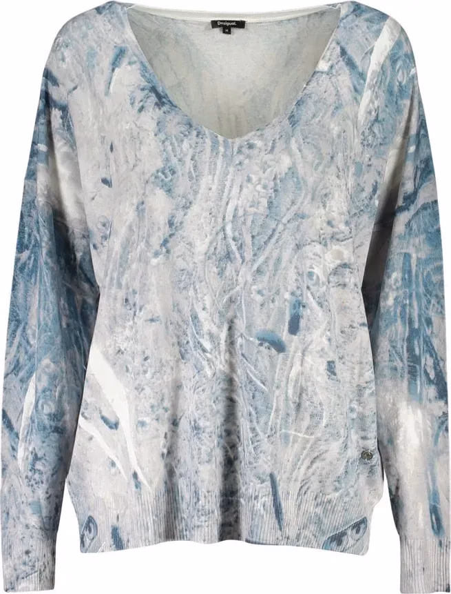 Azzurro Viscosa Woman Sweater