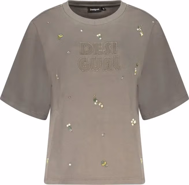 Grigio Cotton Women Sweatshirt