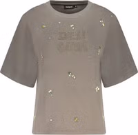 Grigio Cotton Women Sweatshirt 1