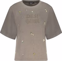 Grigio Cotton Women Sweatshirt 2