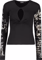 Black Cotton Women Sweater 1