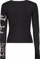 Black Cotton Women Sweater 3
