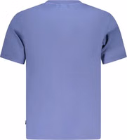 Blue Cotton Men's T-Shirt 3