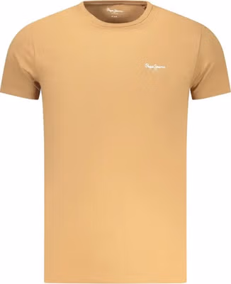 Marrone Cotton Men T-Shirt