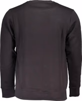 Black Cotton Men's Sweatshirt 2