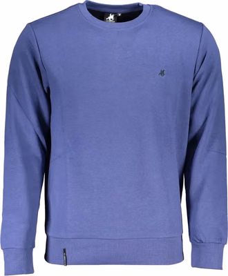 Blue Cotton Men's Sweatshirt