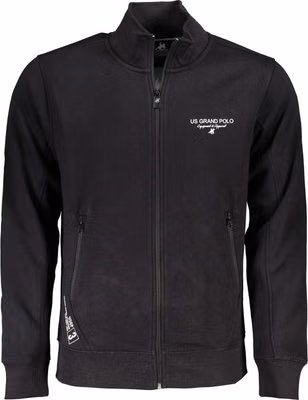 Black Cotton Men's Sweatshirt