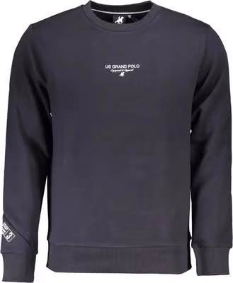 Blue Cotton Men's Sweatshirt