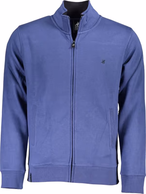 Blue Cotton Men's Sweatshirt