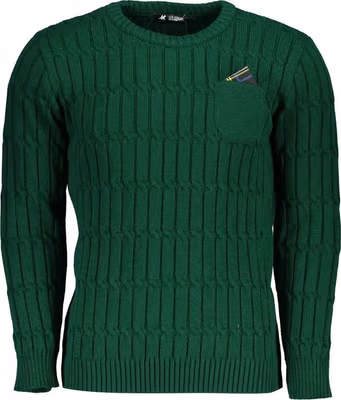 Verde Acrylic Men Sweater
