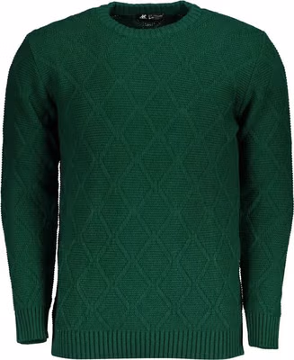 Verde Acrylic Men Sweater
