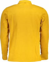 Yellow Cotton Men Polo Shirt 2