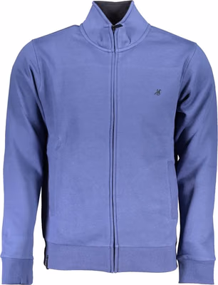 Blue Cotton Men's Sweatshirt