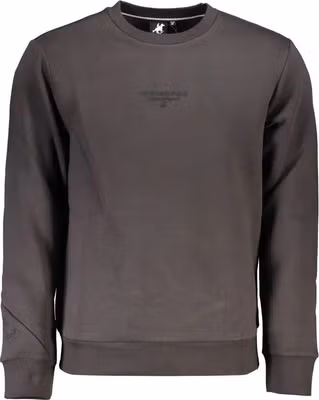 Gray Cotton Men Sweatshirt