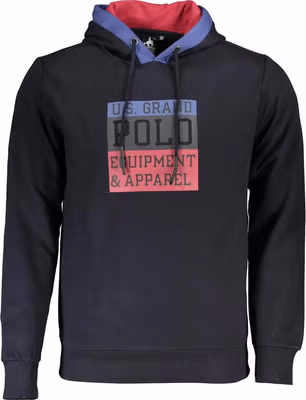 Blue Cotton Mens Sweatshirt