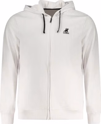 White Cotton Men's Hoodie