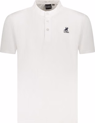 White Cotton Men's Polo Shirt