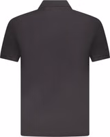 Black Cotton Mens Polo Shirt 2