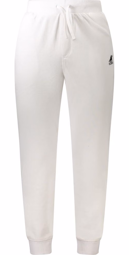 White Cotton Men's Sweatpant