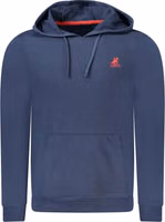 Blue Cotton Men's Hoodie 1