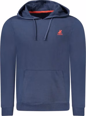 Blue Cotton Men's Hoodie