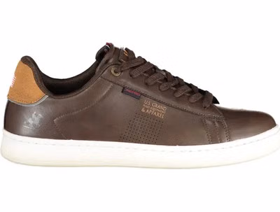 Marrone Poliuretano Mens Sneaker