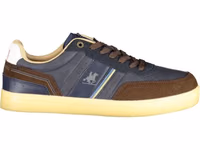 Blue Polyurethane Men Sneaker 1
