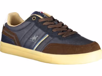 Blue Polyurethane Men Sneaker 2