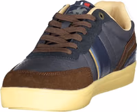 Blue Polyurethane Men Sneaker 3