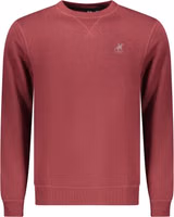 Red Polyester Men Sweatshirt 1