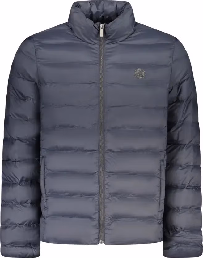 Blue Polyester Mens Jacket