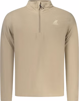 Beige Polyester Mens Sweatshirt
