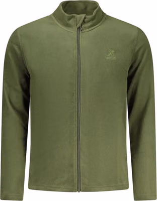 Verde Polyester Men Felpa