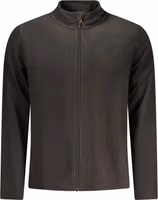 Black Polyester Mens Sweatshirt 1