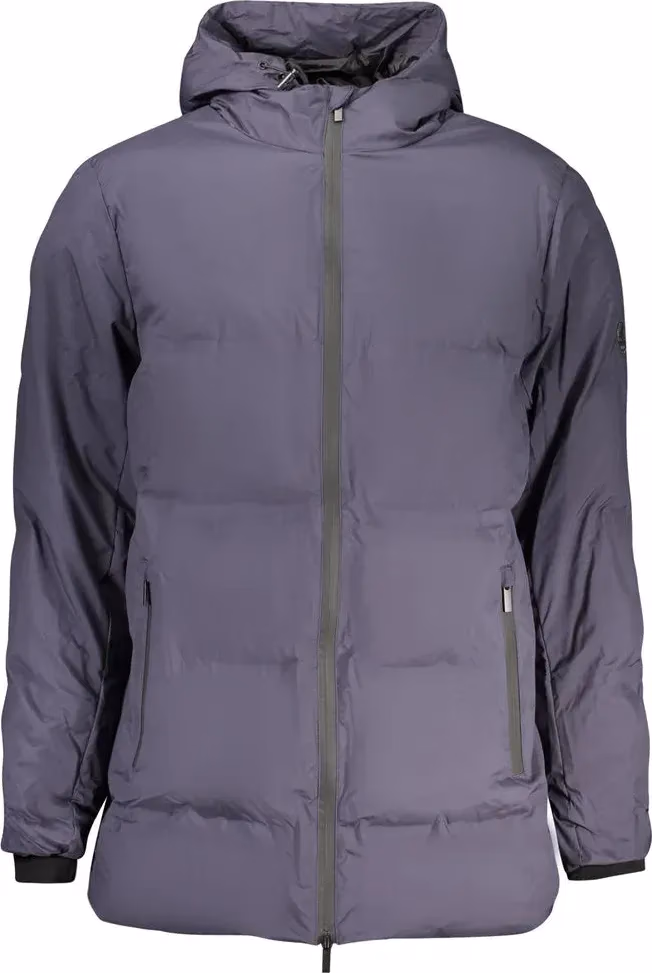 Blu Polyester Men's Jacket