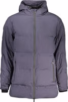 Blu Polyester Men's Jacket 1