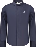 Blue Cotton Men Shirt 1