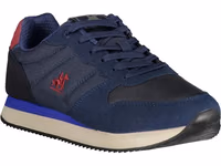 Blue Polyurethane Men Sneaker 2