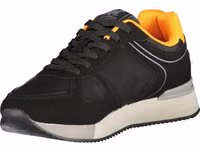 Black Polyurethane Men Sneaker 3
